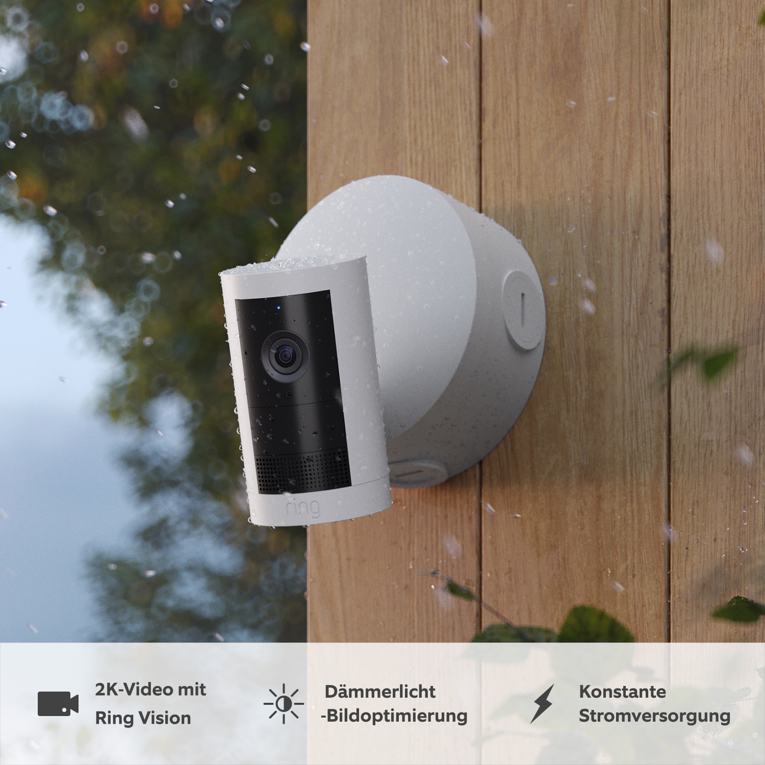 Außenkamera Plus mit PoE-Adapter (Outdoor Camera Plus) -