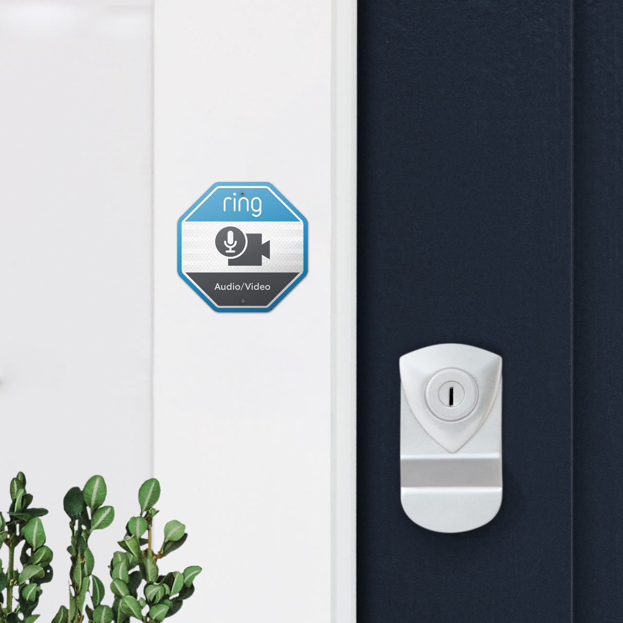 Security Doorplate Sign - Security Doorplate Sign
