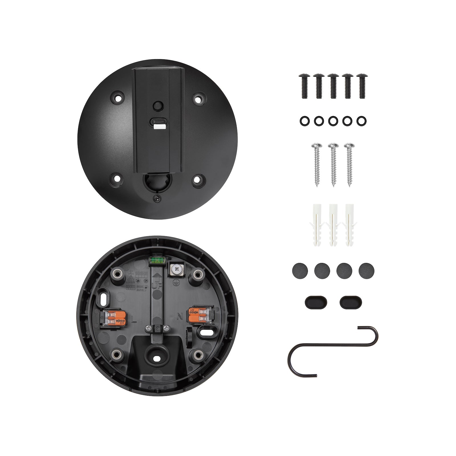 Hardwired Kit for Cameras (Spotlight Cam Plus, Spotlight Cam Pro, Outdoor Camera Plus, Stick Up Cam Pro) - Black