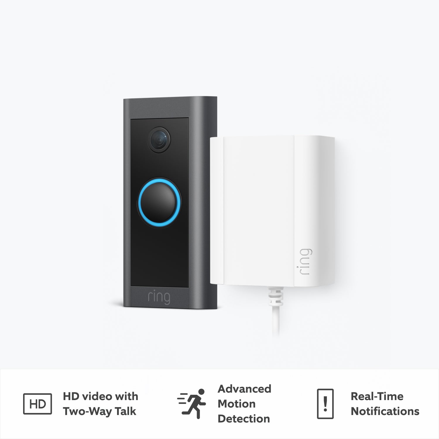 Video Doorbell Wired with Plug-In Adapter - Video Doorbell Wired with Plug-In Adapter