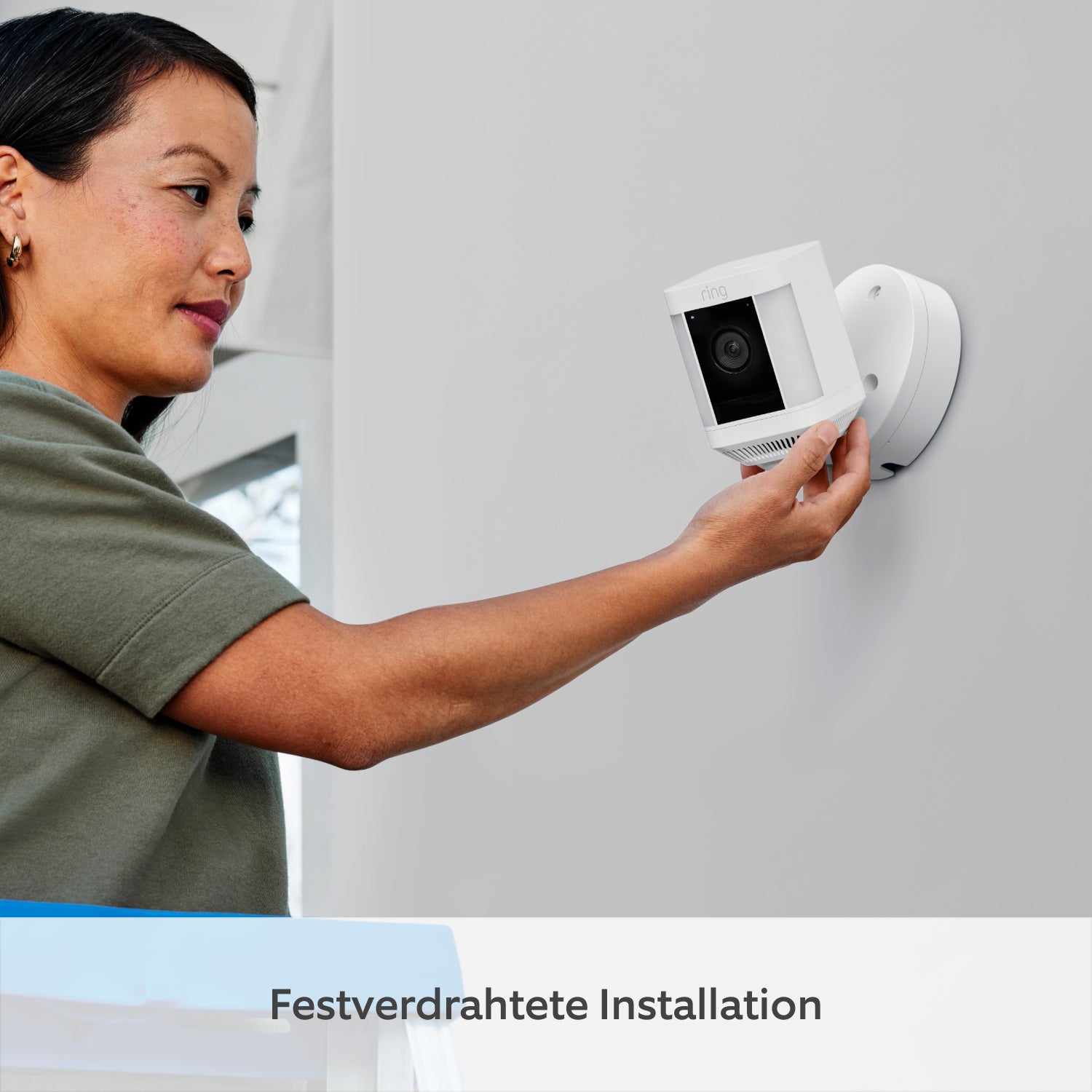 3er-Set Spotlight Kamera Plus Kabel (Spotlight Cam Plus) - Weiß