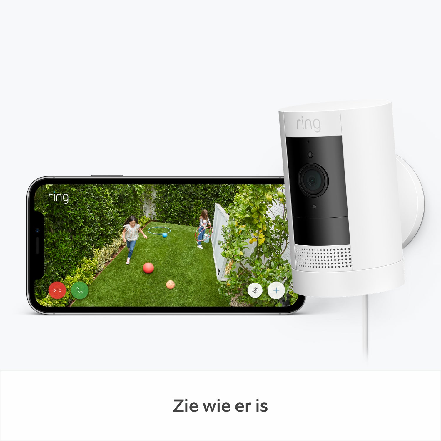 3-Pack Buitencamera op zonne-energie (Stick Up Cam) - Wit