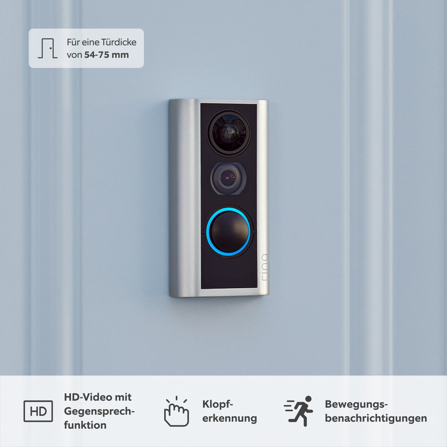 Ring Video-Türspion 54-75mm mit Chime (Door View Cam + Chime (2. Gen.)) - Ring Video-Türspion (54-75mm) mit Chime (Door View Cam + Chime (2. Gen.))