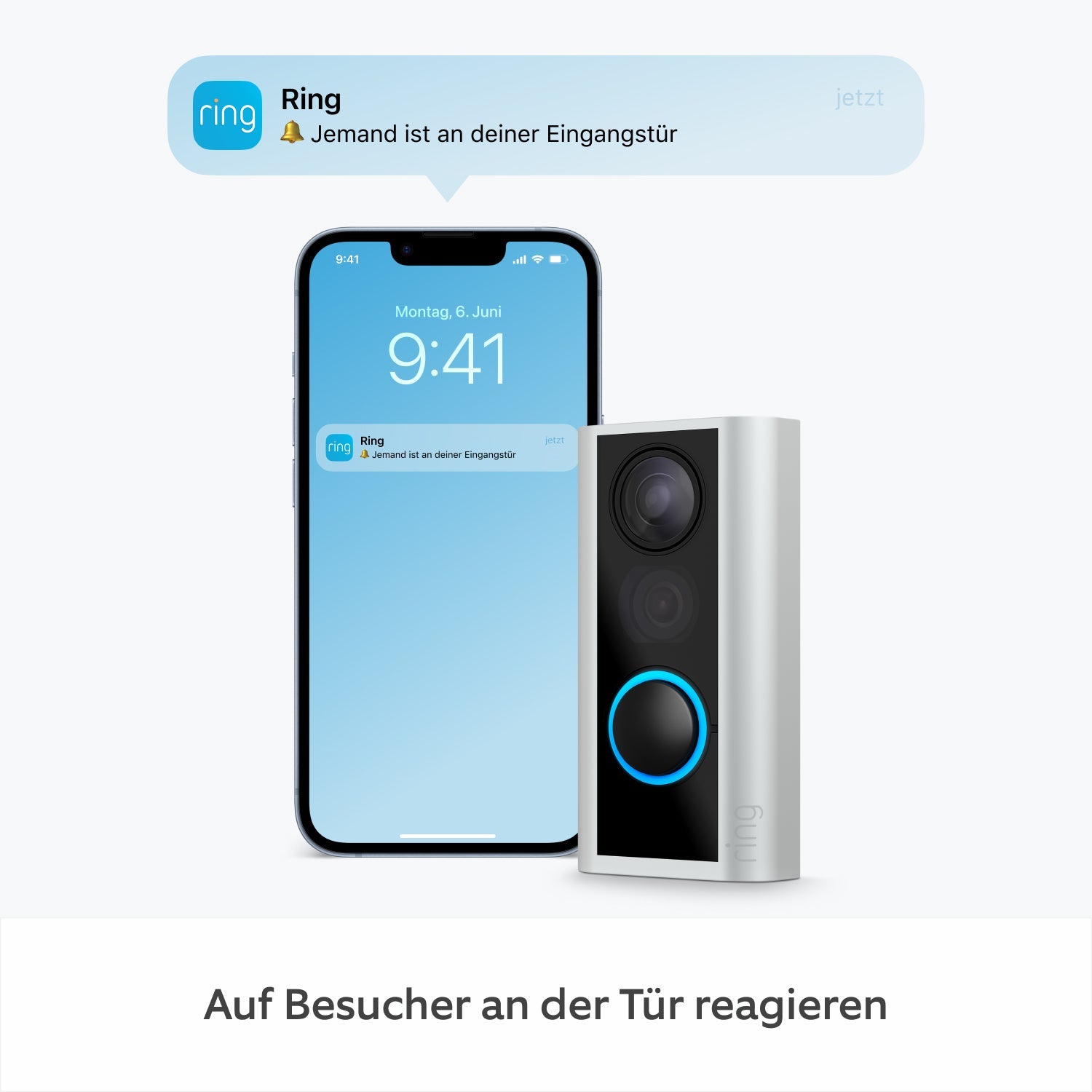 Ring Video-Türspion 54-75mm mit Chime (Door View Cam + Chime (2. Gen.)) - Ring Video-Türspion (54-75mm) mit Chime (Door View Cam + Chime (2. Gen.))