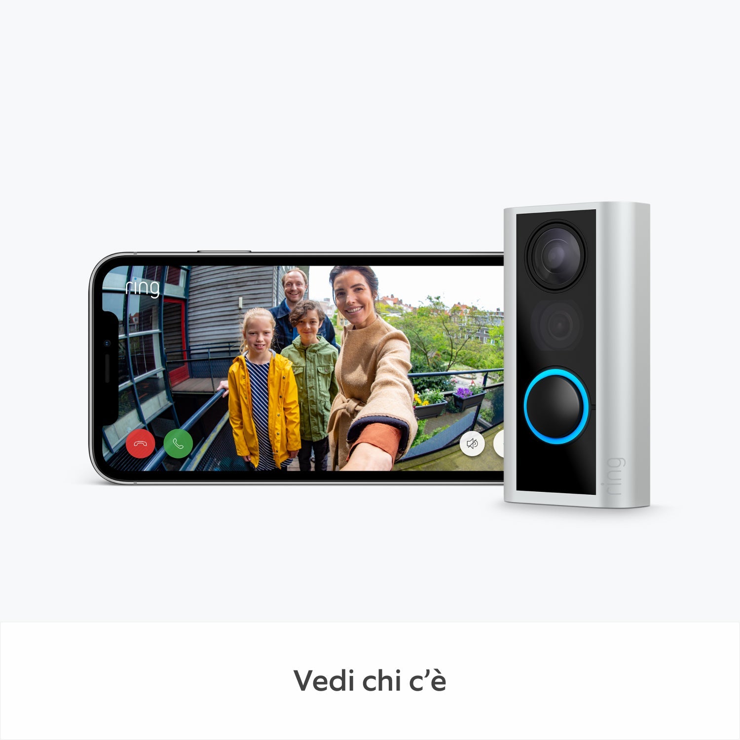 Spioncino digitale con videocamera 54-75mm + Chime (Door View Cam + Chime) - Spioncino digitale (54-75mm) + Chime (Door View Cam + Chime (2a generazione))