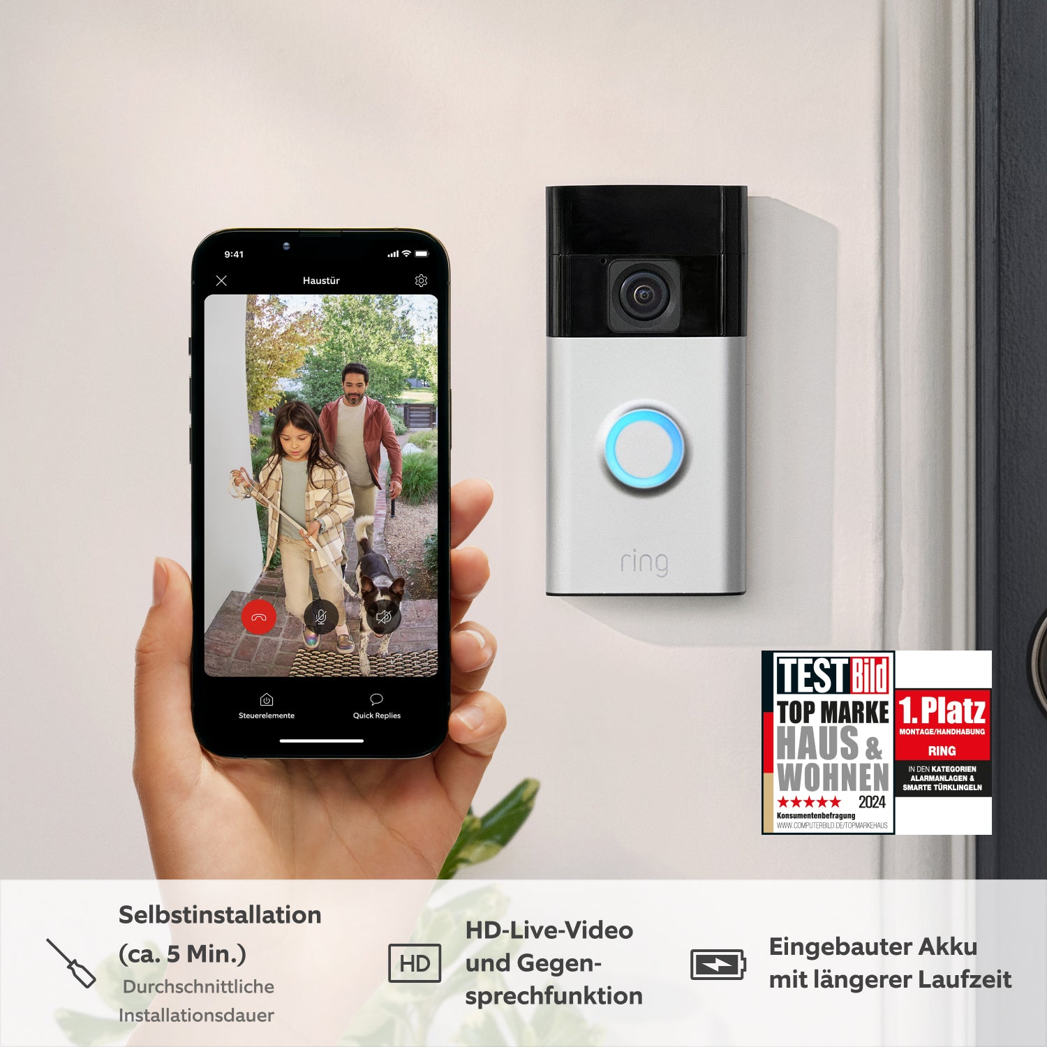 Akku-Videotürklingel (Battery Video Doorbell) - Akku-Videotürklingel (Battery Video Doorbell)