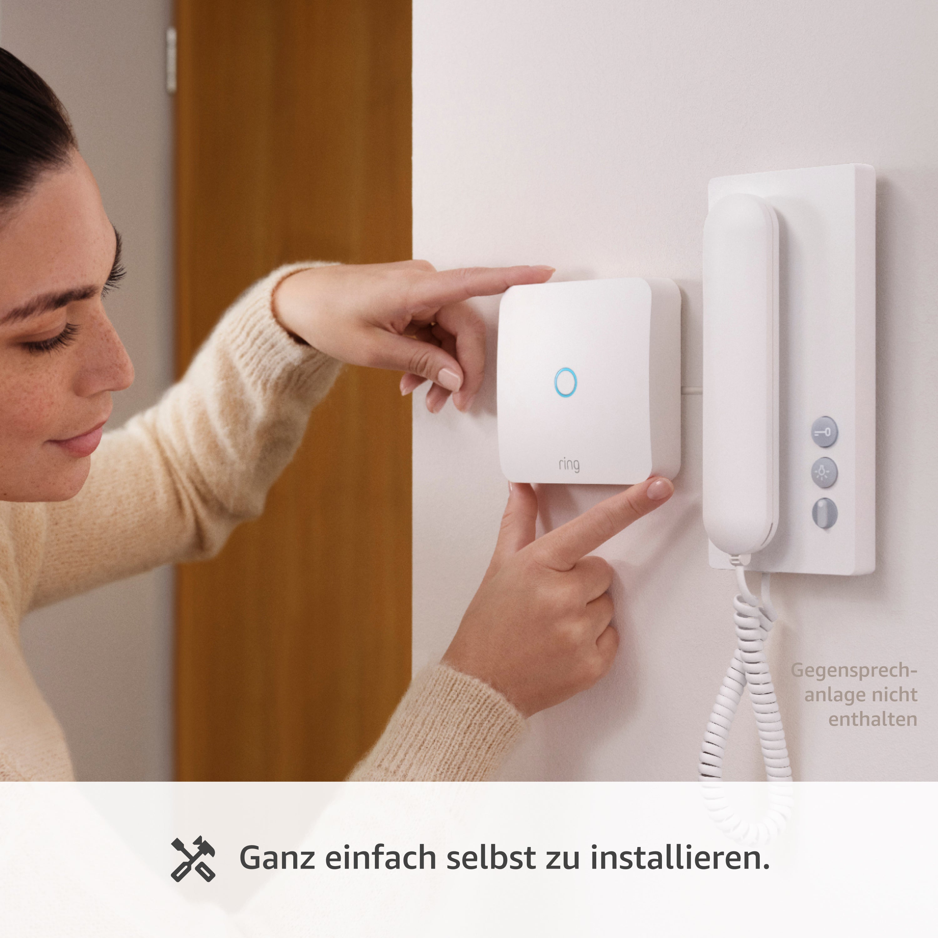 Ring Intercom + Schnellwechsel-Akkupack - Ring Intercom