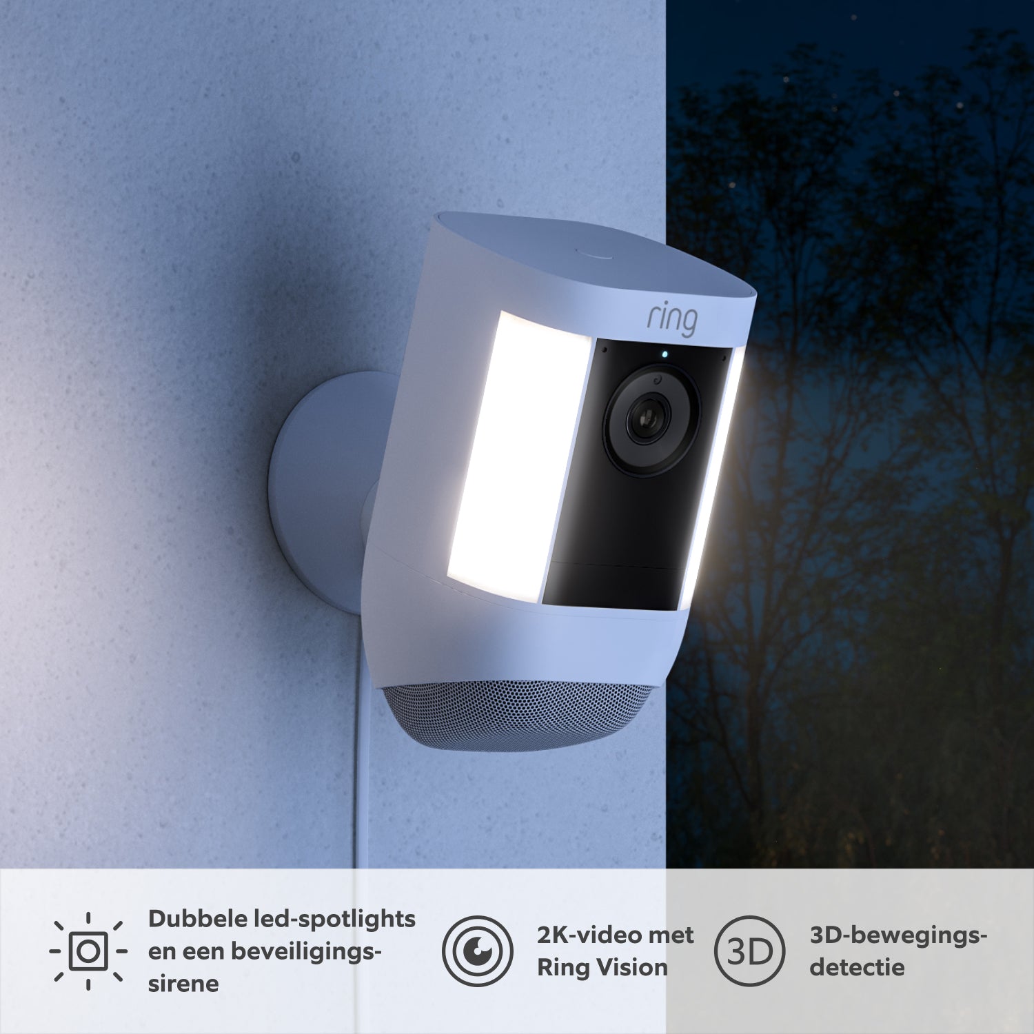 3-pack Spotlight Camera Pro met stekkeradapter (Spotlight Cam Pro) - Spotlight Cam Pro Plug-In