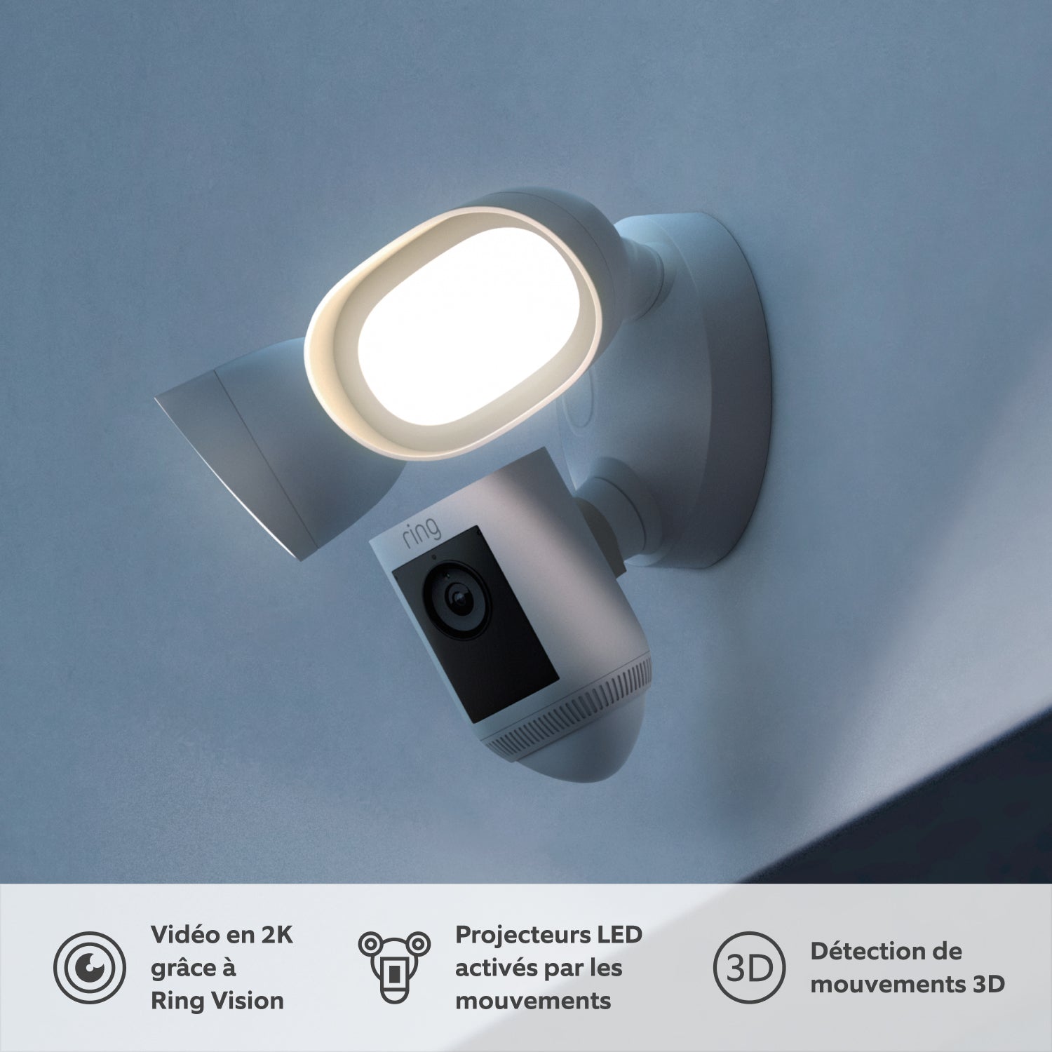 Lot de 3 caméras Floodlight Pro filaires (Floodlight Cam Wired Pro) - Floodlight Cam Wired Pro