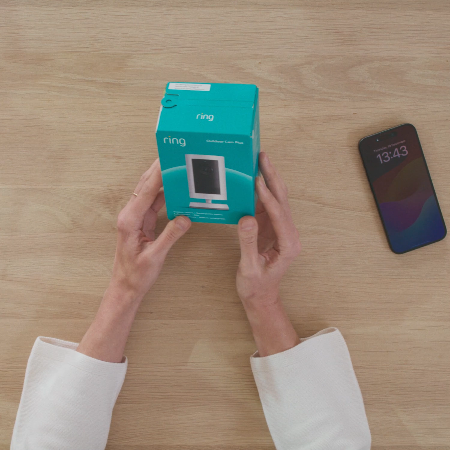 Buitencamera Plus met stekkeradapter (Outdoor Camera Plus) - Zwart
