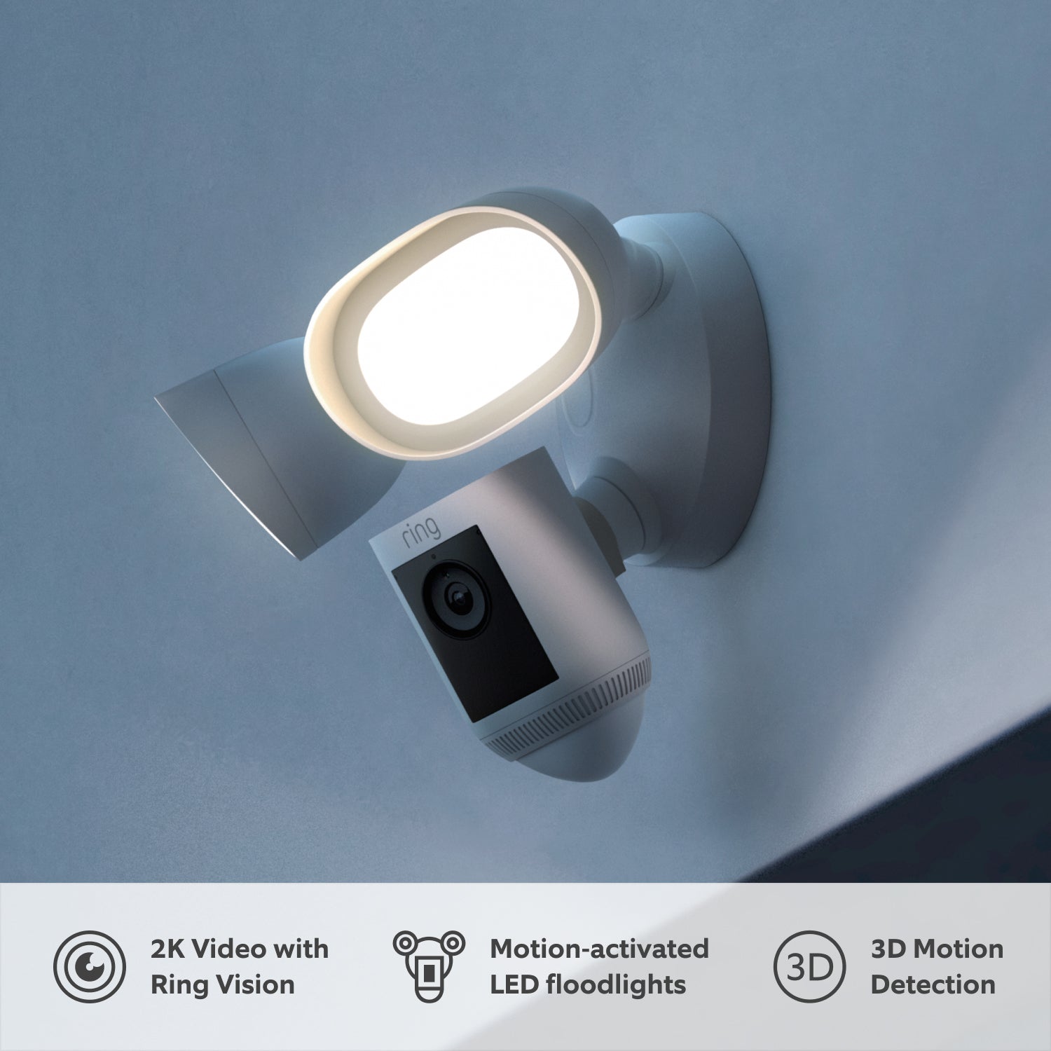 3-Pack Floodlight Cam Wired Pro - Floodlight Cam Wired Pro