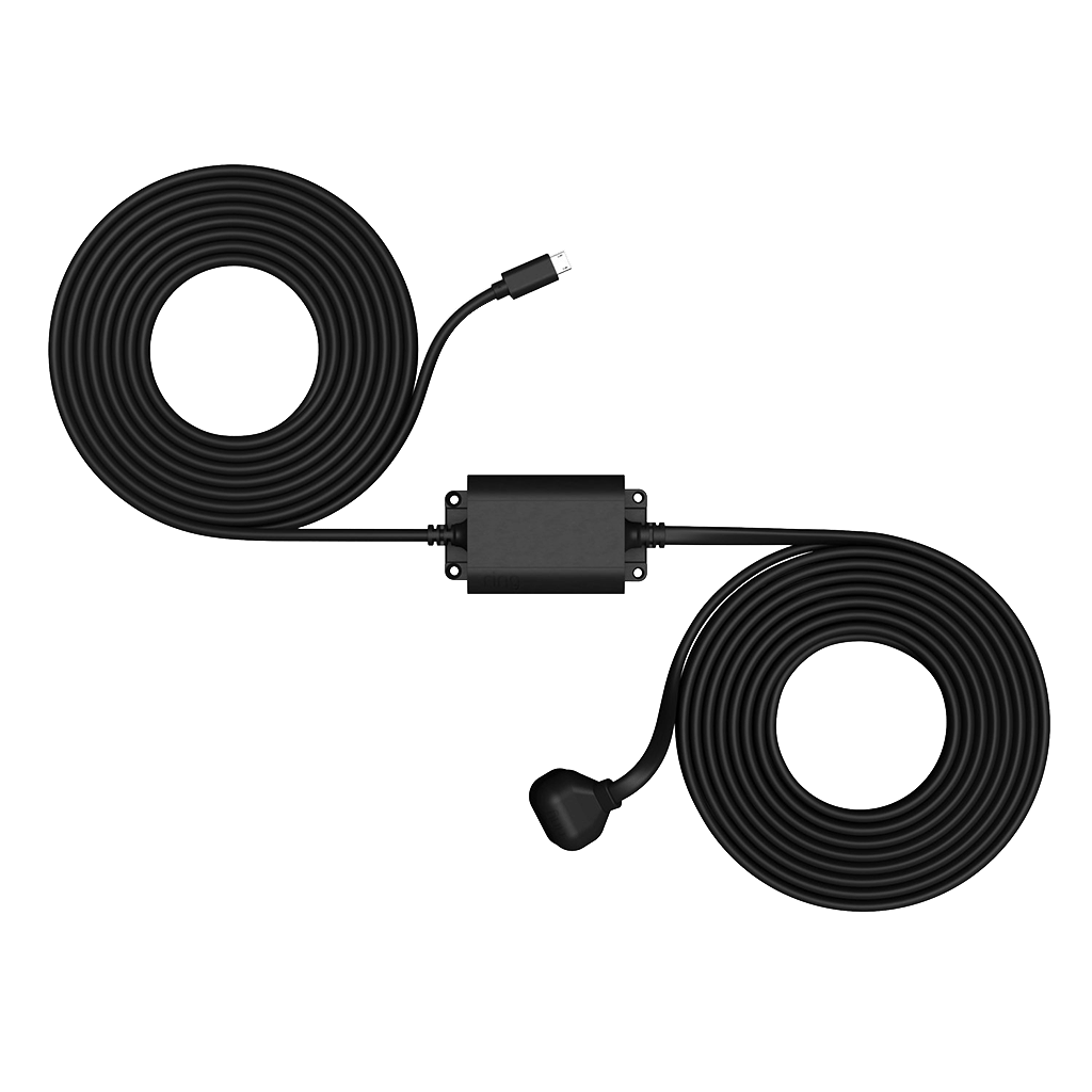 Indoor/ Outdoor Power Adapter (Micro-USB) - Black