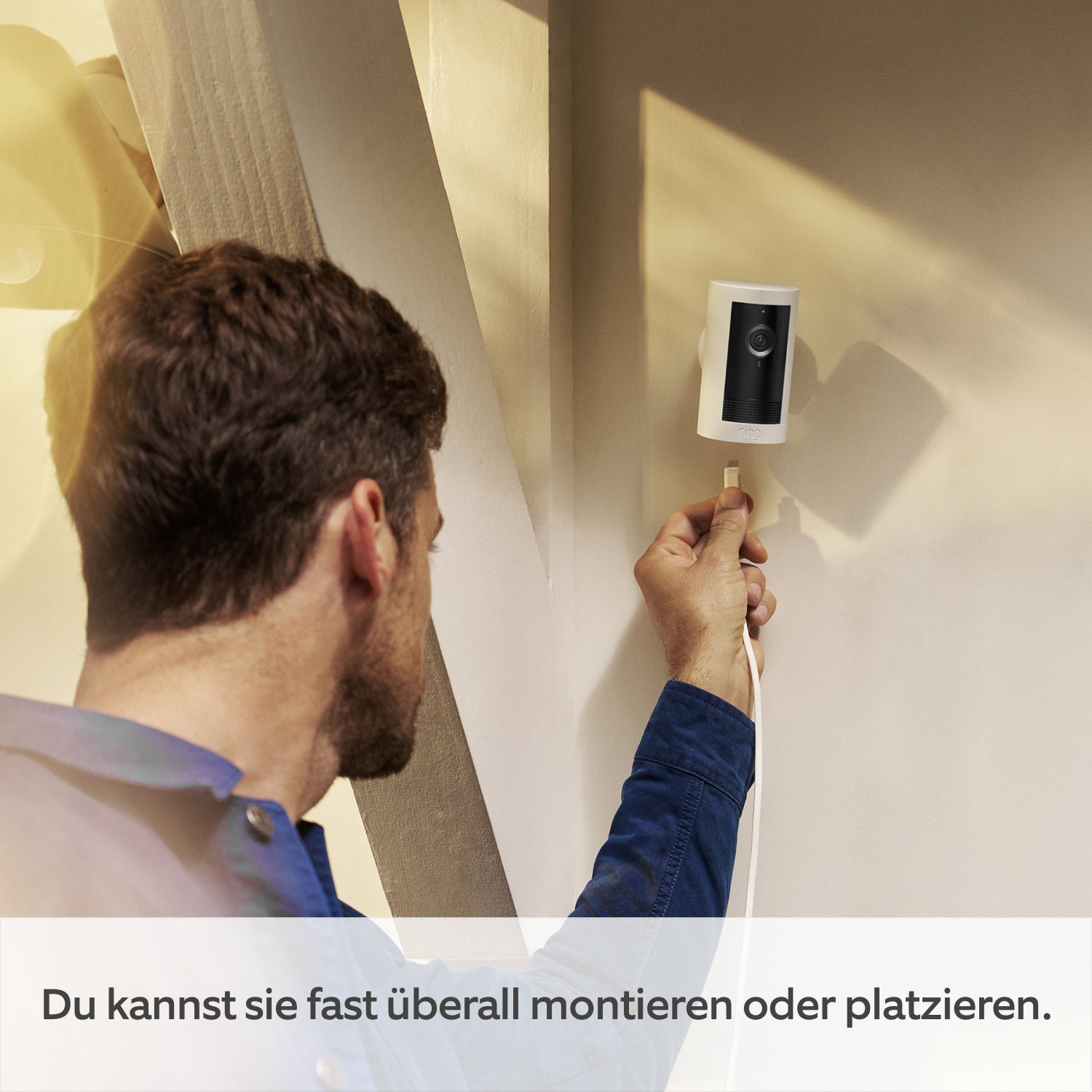 2er-Set Außenkamera Plus Netzstecker (Outdoor Camera Plus) - Weiß