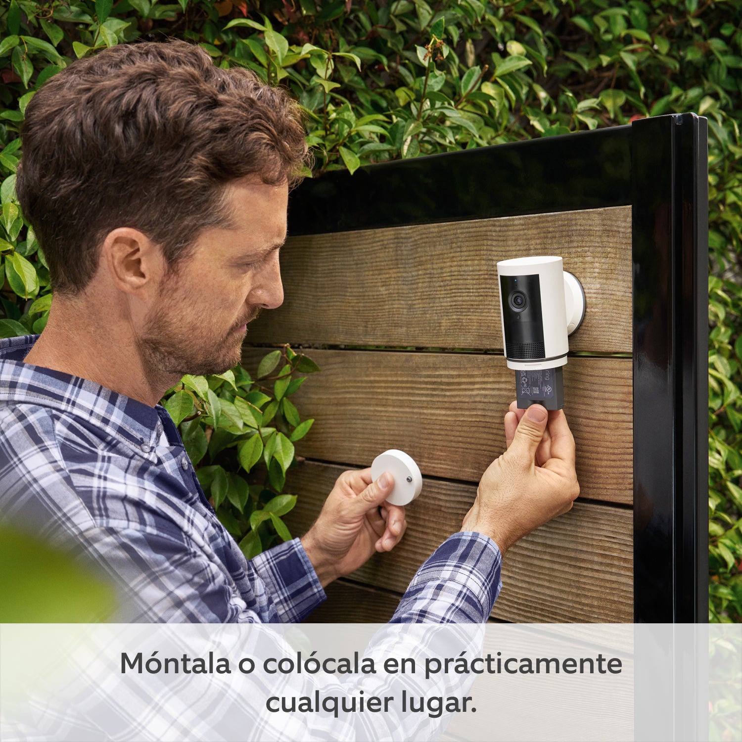 Cámara exterior Plus con batería (Outdoor Camera Plus) - Blanco