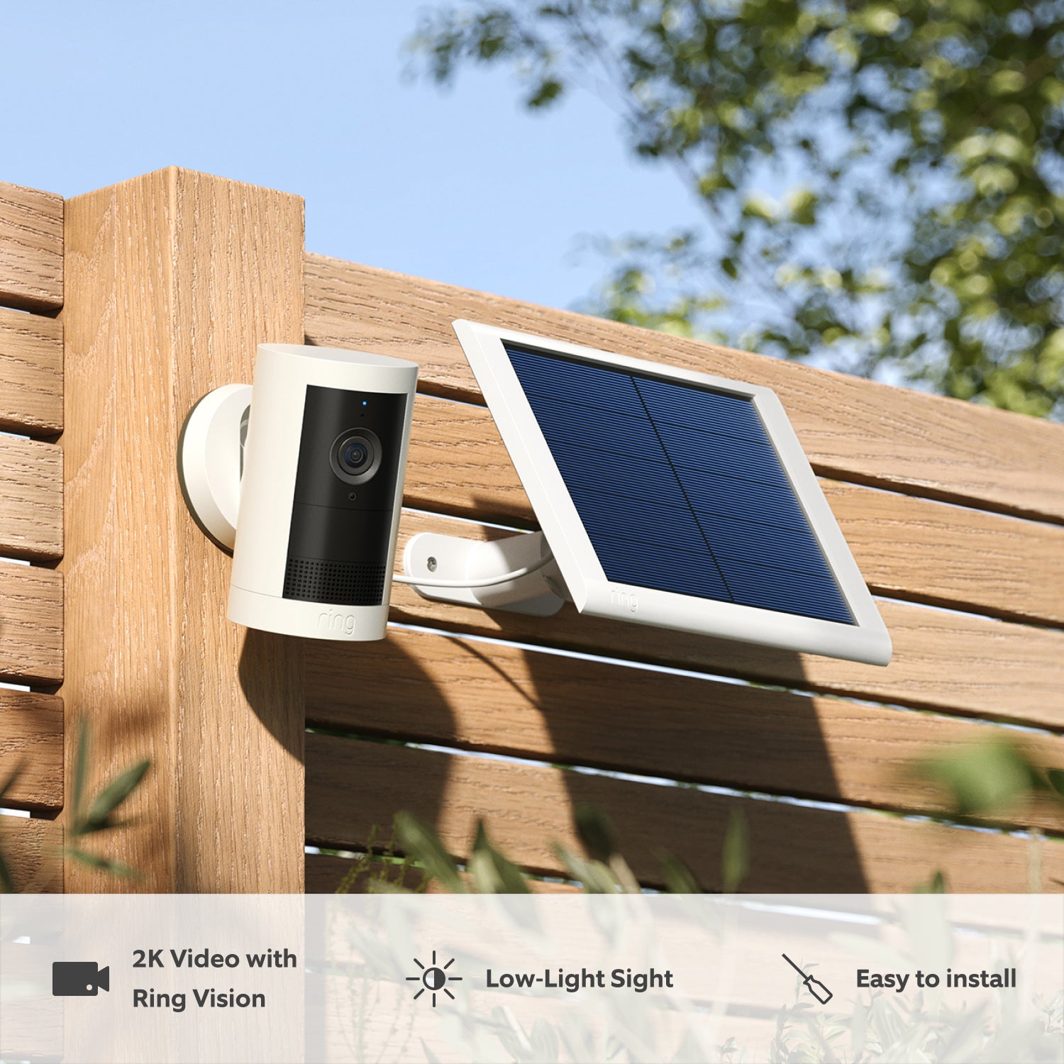 Outdoor Camera Plus Solar (Featuring 2K Video with Ring Vision) - Outdoor Camera Plus Solar (Featuring 2K Video with Ring Vision)
