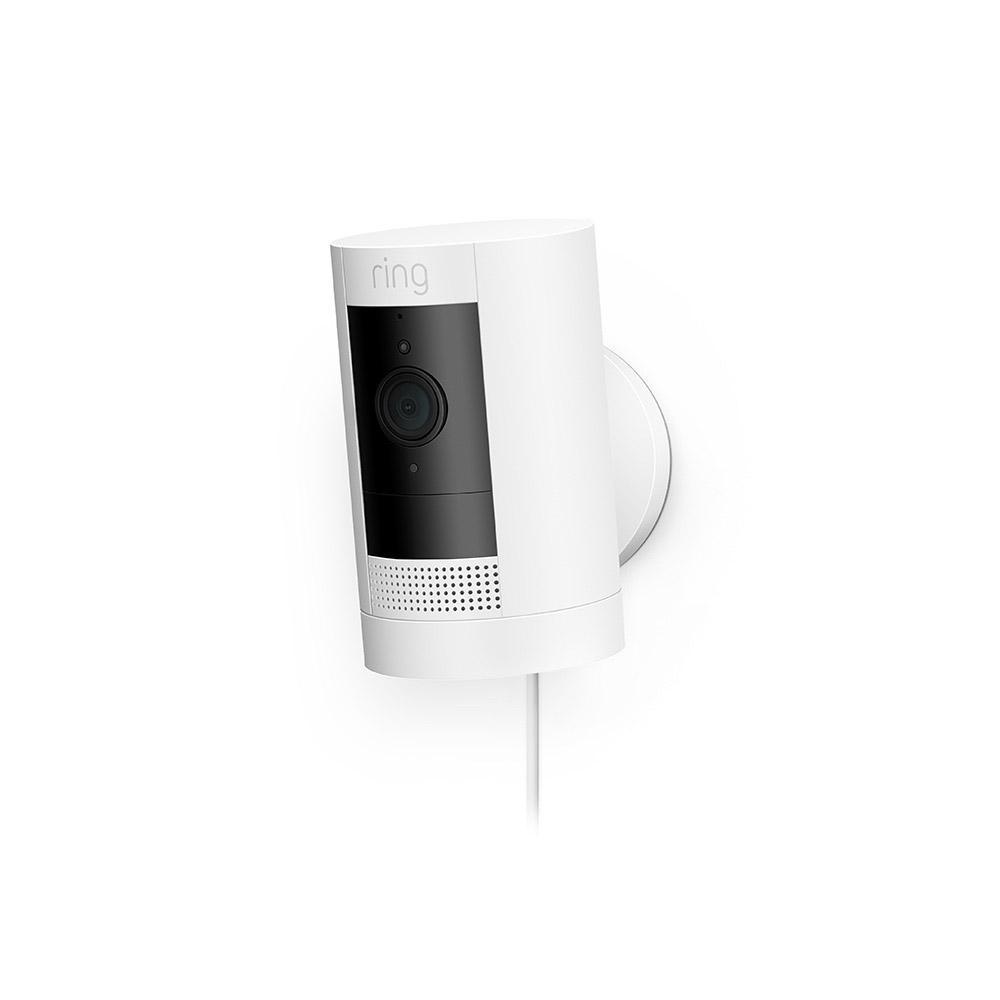 Videocamera esterna plug-in (Stick Up Cam) - Bianco