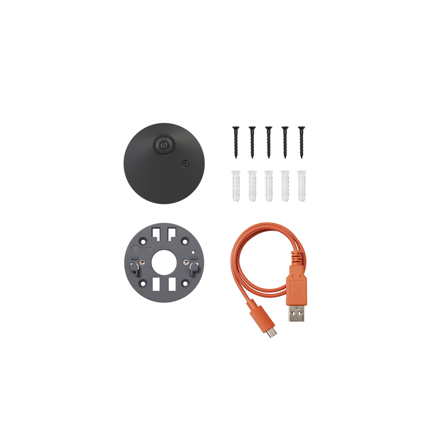 Spare Parts Kit (Outdoor Camera 2nd Gen Battery) - Black