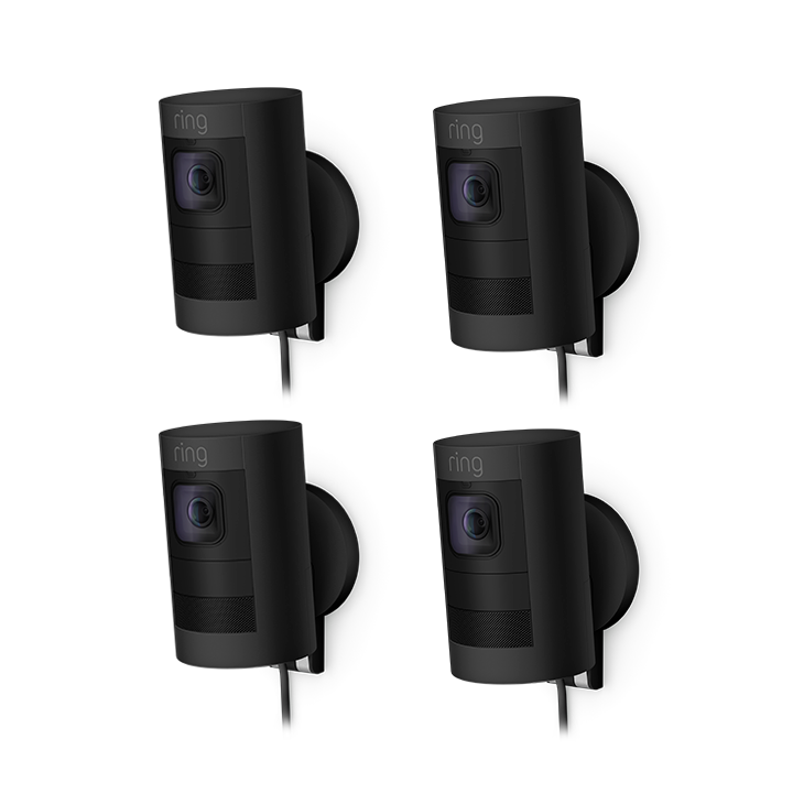 4-Pack Outdoor Security Camera | Stick Up Cam Elite - Black