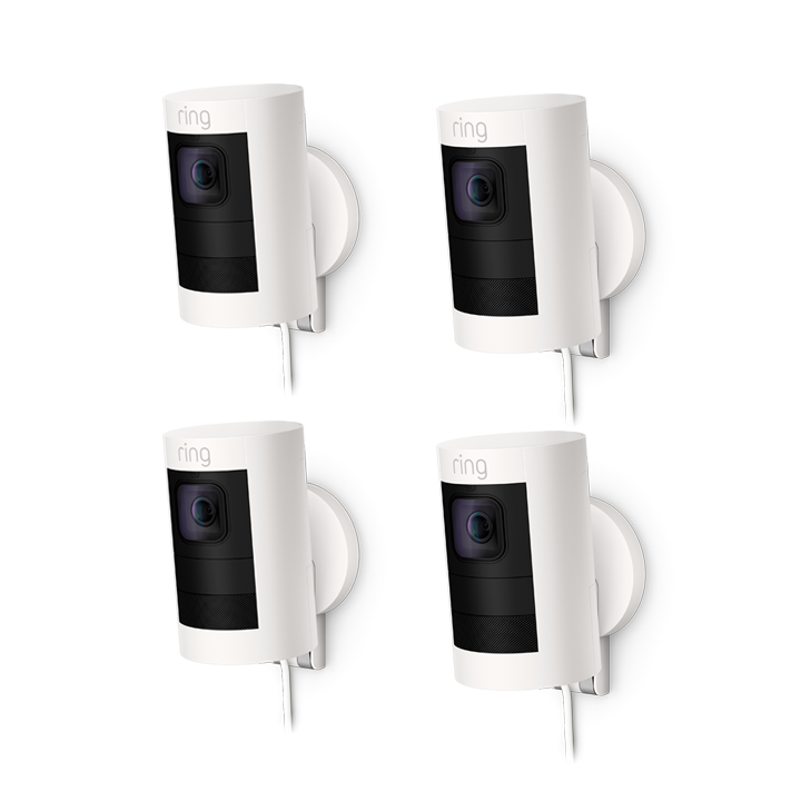 4-Pack Outdoor Security Camera | Stick Up Cam Elite - White