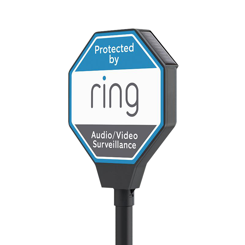 Solar Security Sign - Multi