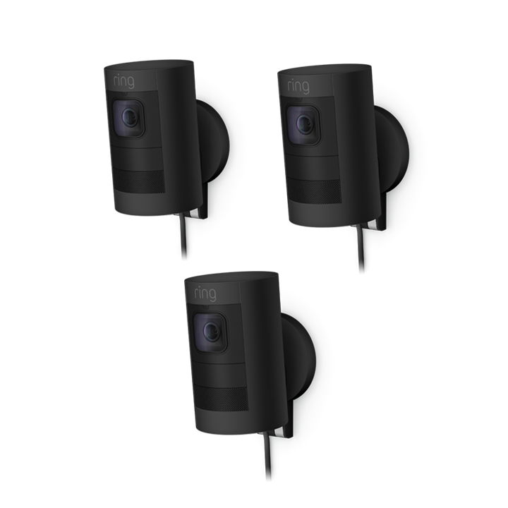 3-pack Buitencamera Elite (Stick Up Cam) - Zwart