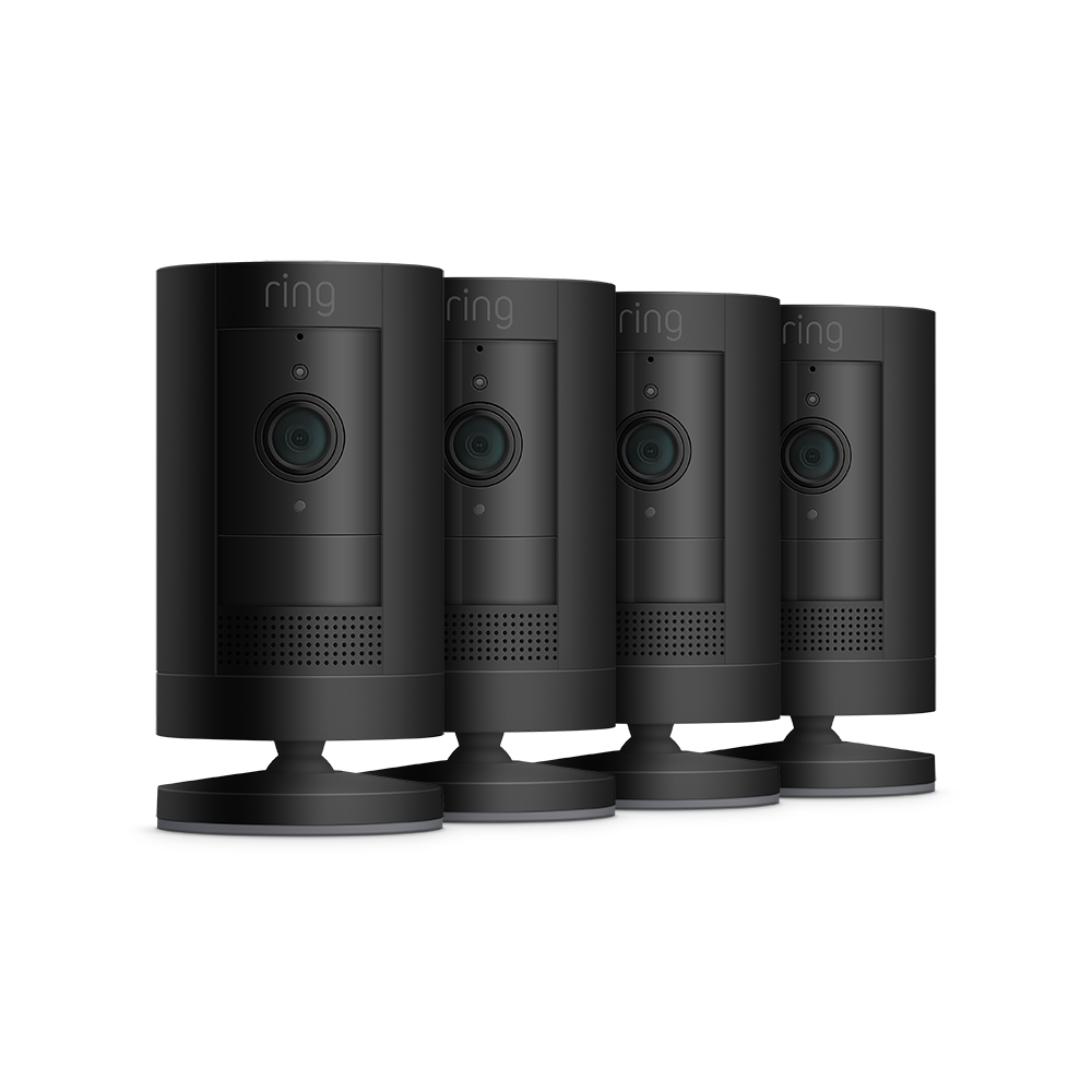 4-Pack Stick Up Cam Battery - Black