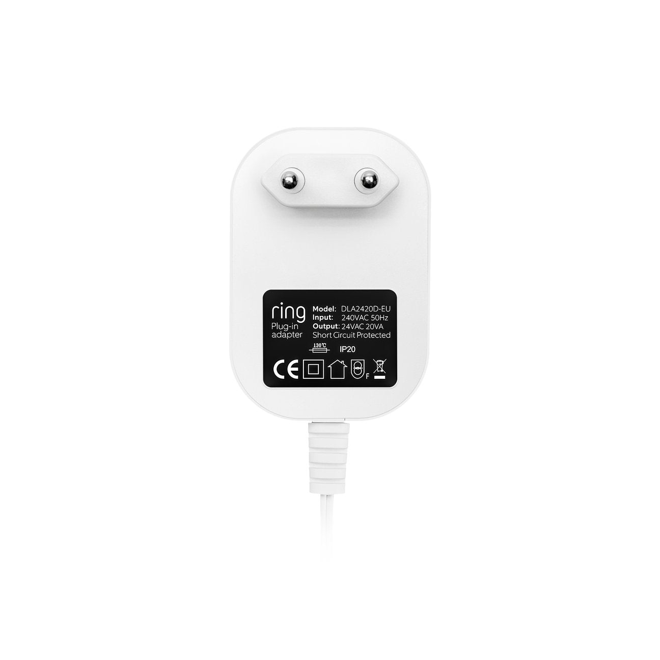 Adaptateur secteur 1ère gén. (Video Doorbell Wired, Video Doorbell Pro, Video Doorbell Pro 2 ) - Blanc