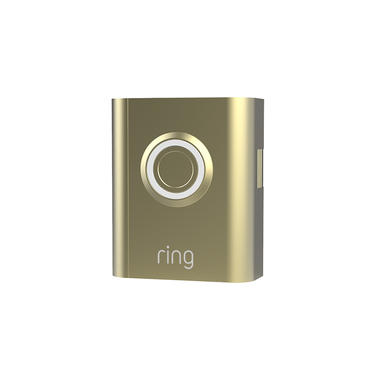 Interchangeable Faceplate (Video Doorbell 3, Video Doorbell 3 Plus, Video Doorbell 4,  Battery Video Doorbell Plus, Battery Video Doorbell Pro) - Gold Metal