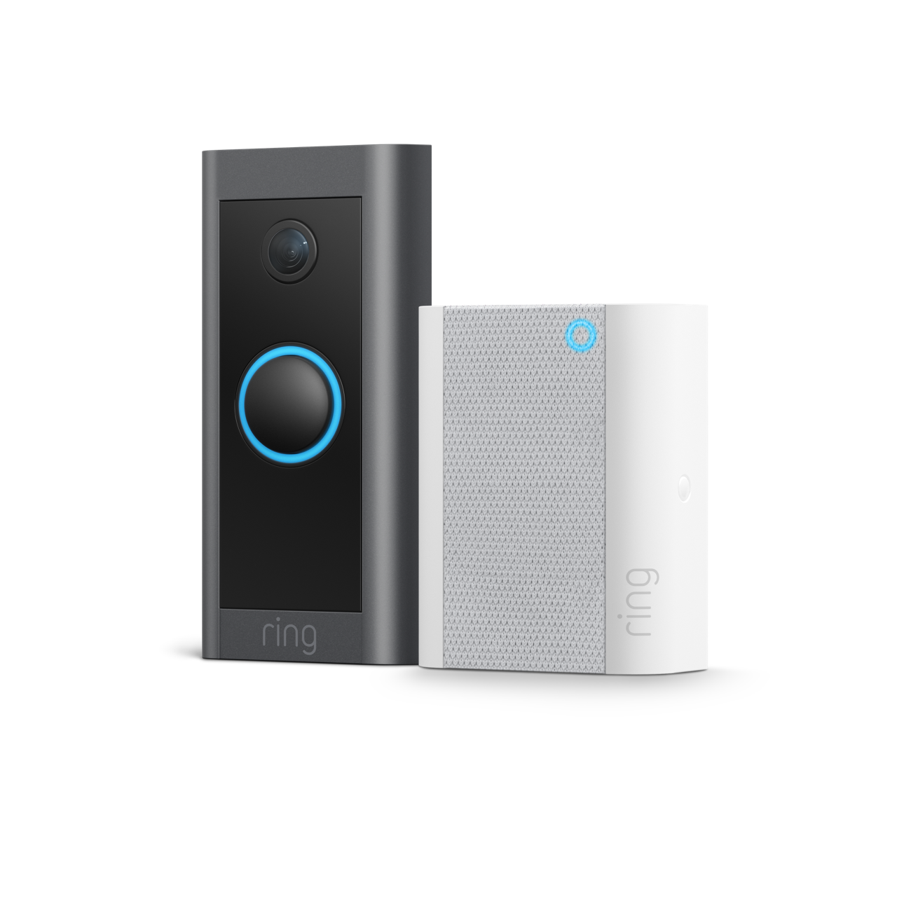 Video Doorbell Wired + Chime - Black