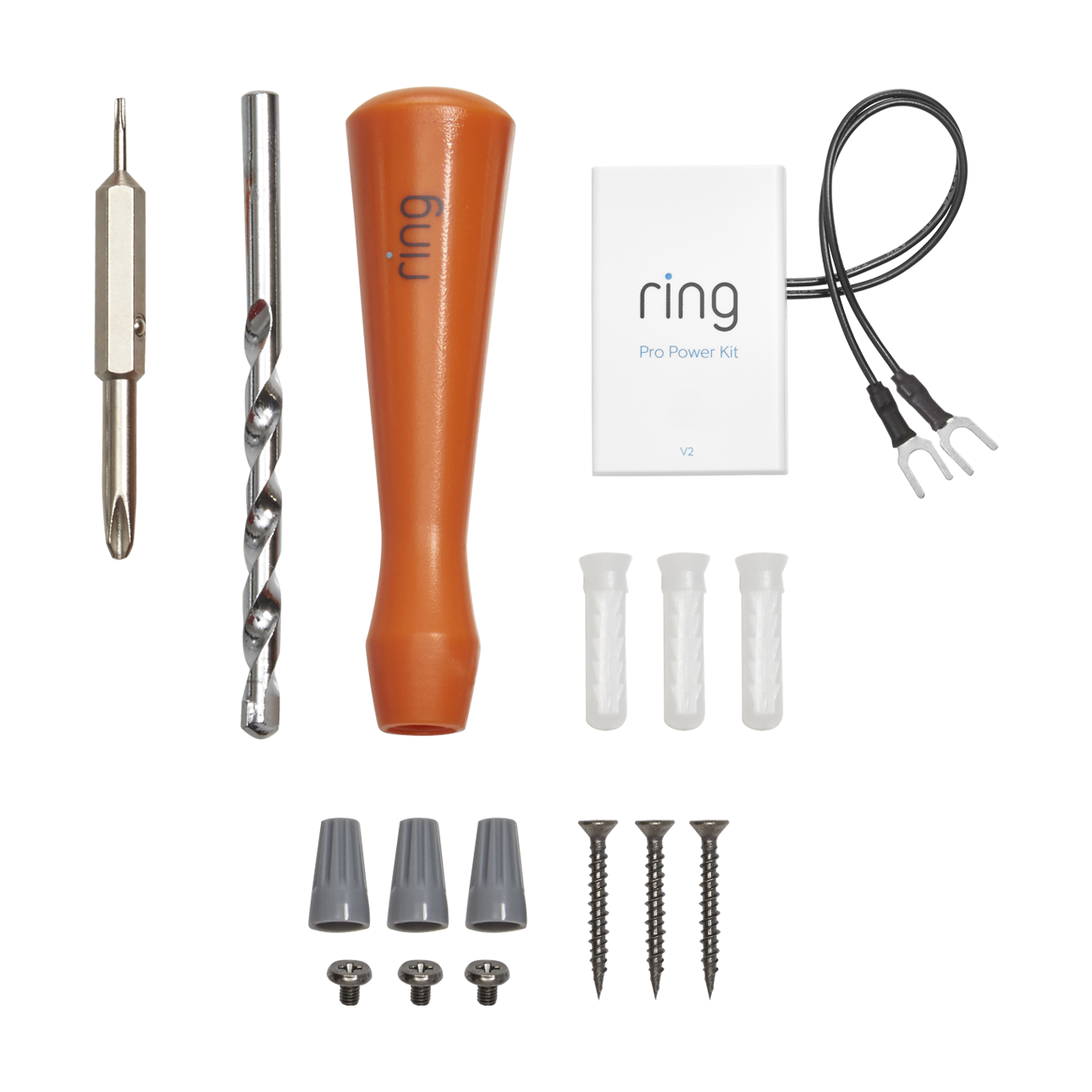 Pièces de rechange (Video Doorbell Pro) - Noir