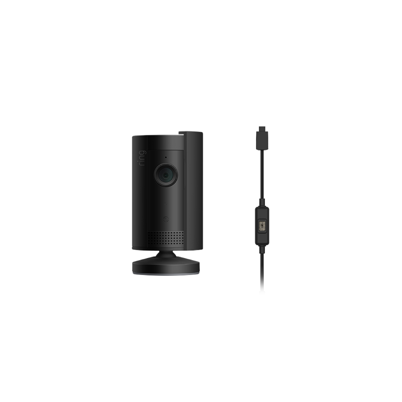 Kit de privacidad (Tapa para Indoor Cam 1.ª gen y adaptador de corriente) - Negro