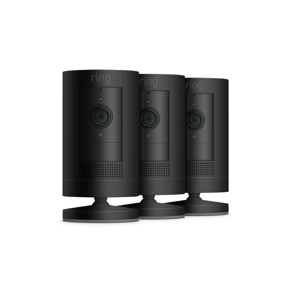 3-pack Buitencamera op batterij (Stick Up Cam) - Zwart