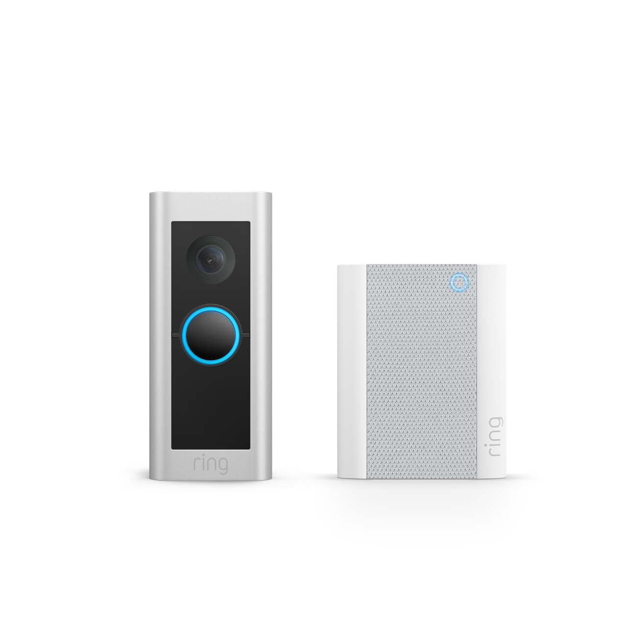 Wired Video Doorbell Pro with Chime (Formerly Video Doorbell Pro 2 Hardwired + Chime) - Satin Nickel