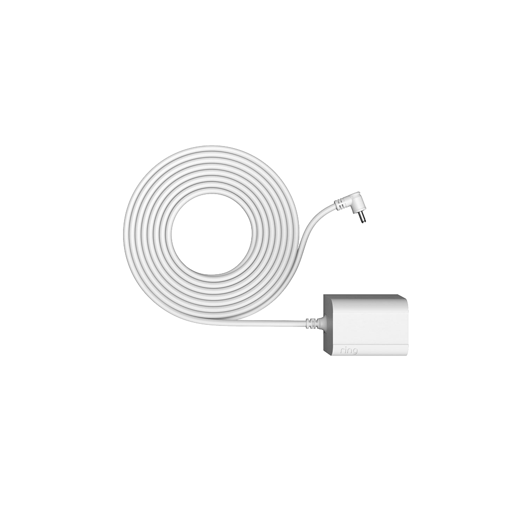 Indoor/Outdoor Power Adapter Barrel Plug (UK adapter) - White