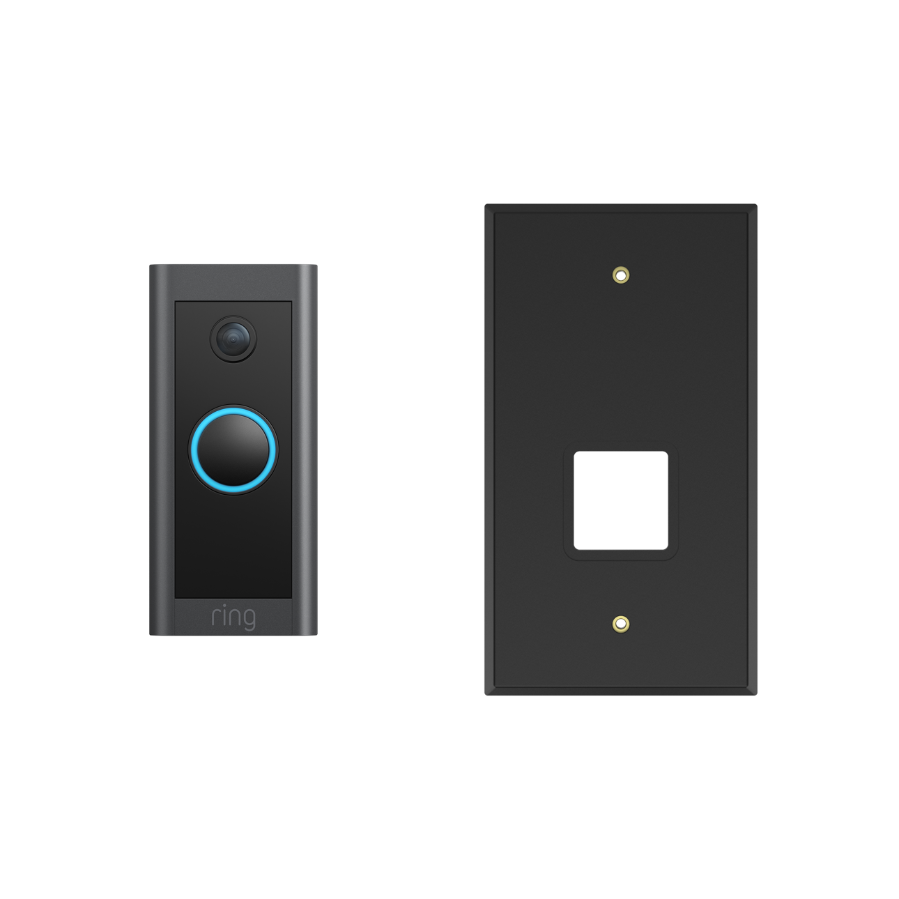 Retrofitmontageset (Video Doorbell Wired) - Zwart