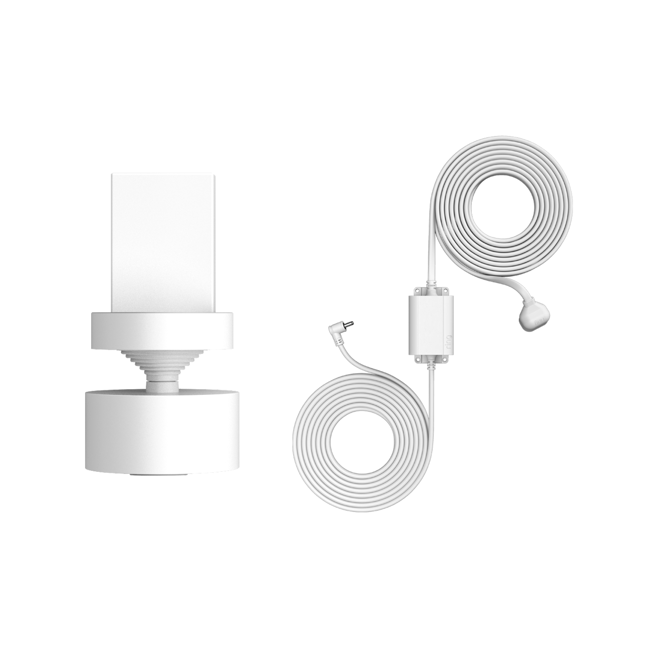 Pan-Tilt Mount with Indoor/Outdoor Power Adapter (Stick Up Cam Battery (3rd Gen)) - White
