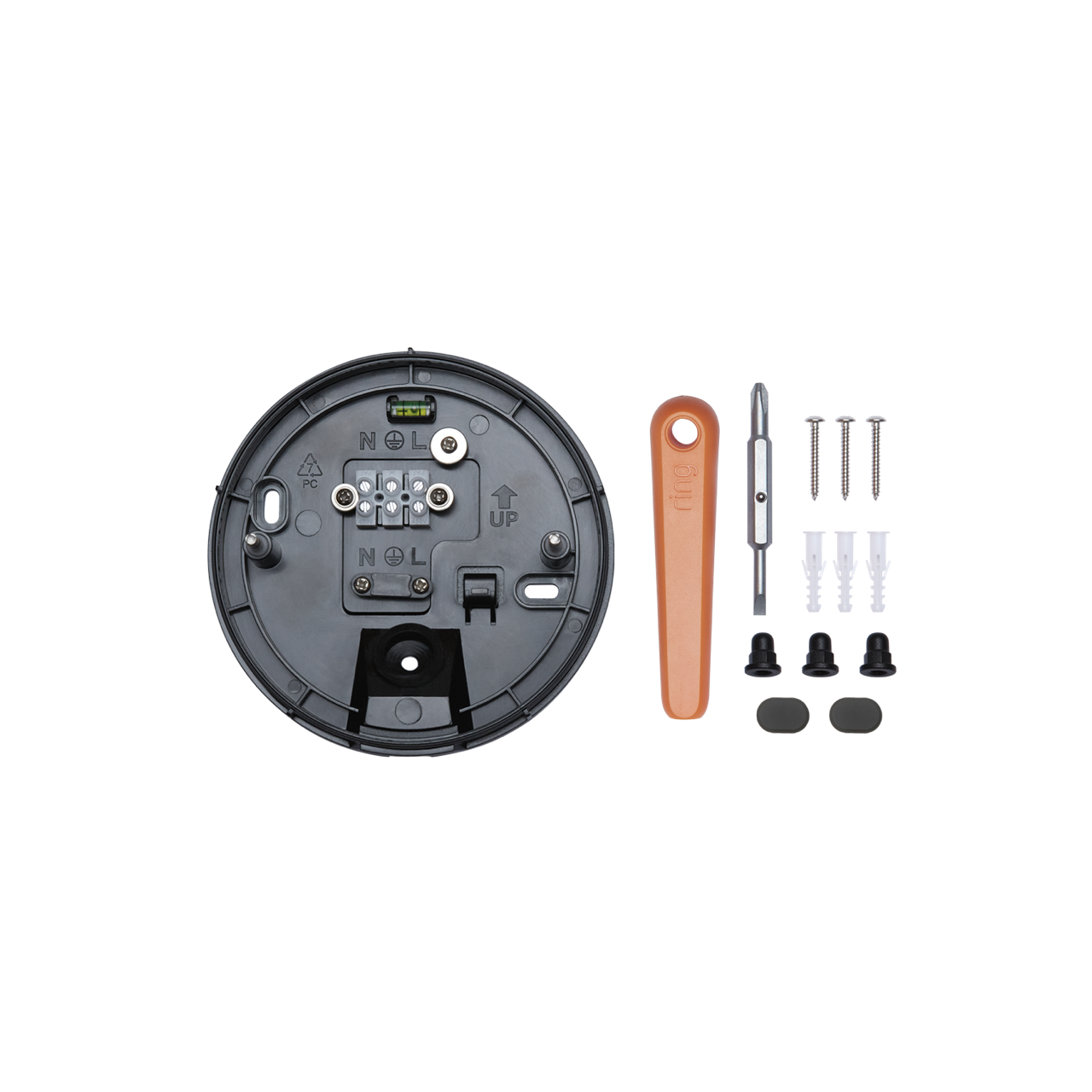Ersatzteile (Floodlight Cam Wired Plus) - Schwarz