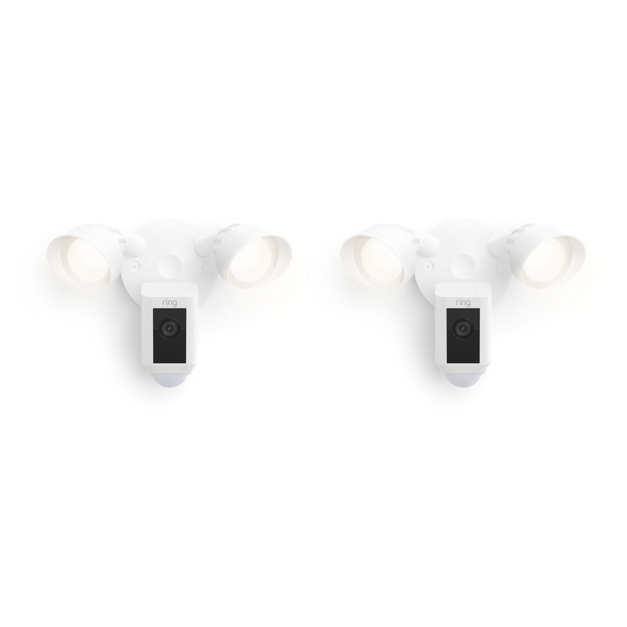2-Pack Floodlight Cam Wired Plus - White