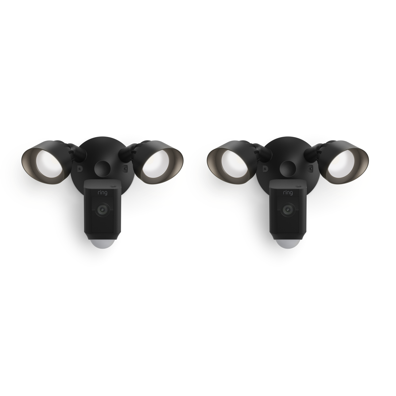 2-Pack Floodlight Cam Wired Plus - Black