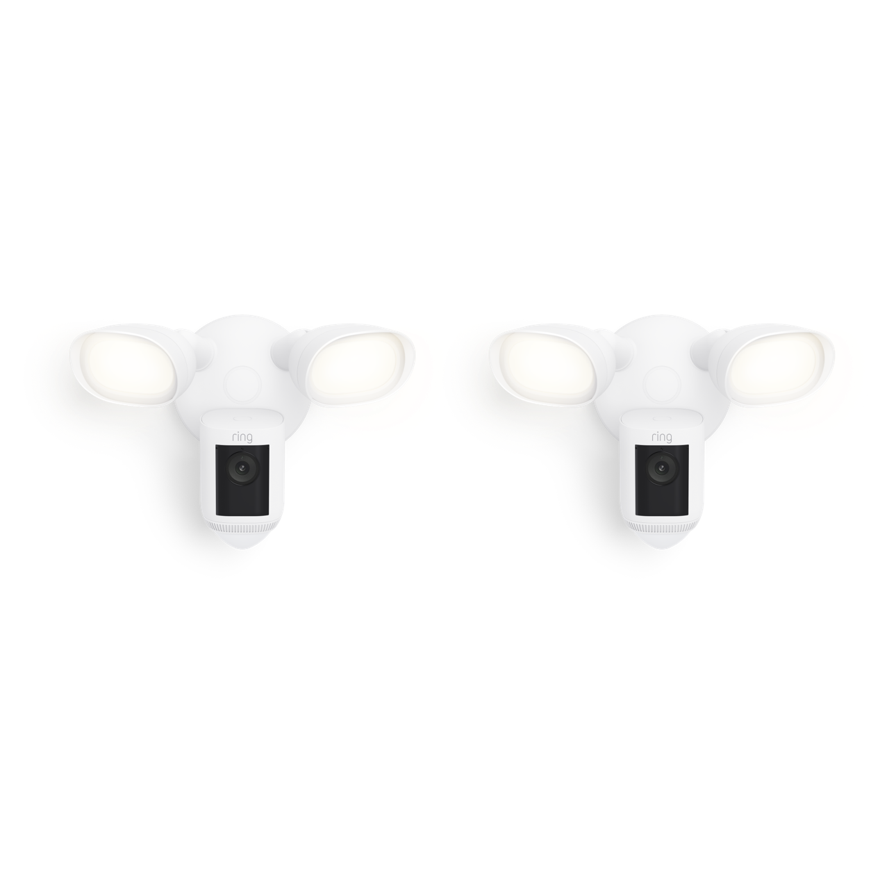 2-Pack Floodlight Cam Wired Pro - White