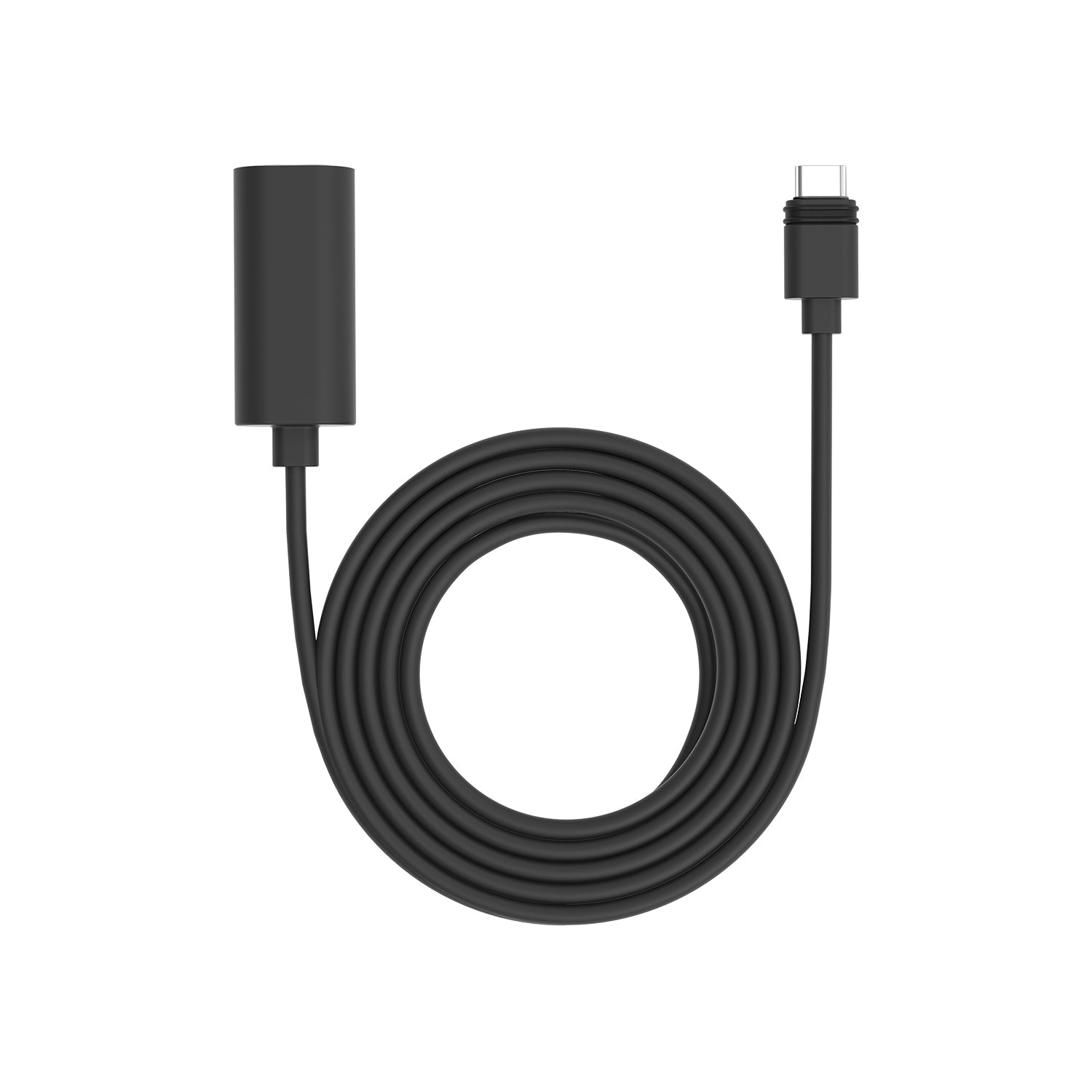 3m. USB-C Extension Cable (USB-C Solar Panels) - Black