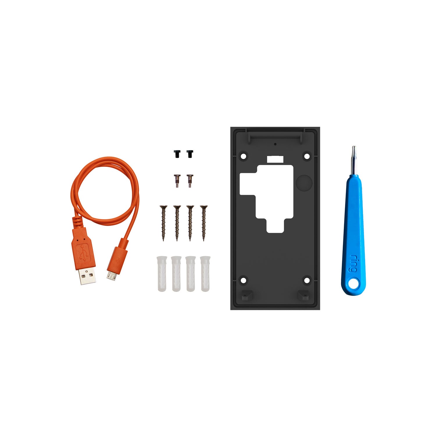Spare Parts Kit (Video Doorbell (2nd Generation)) - Black