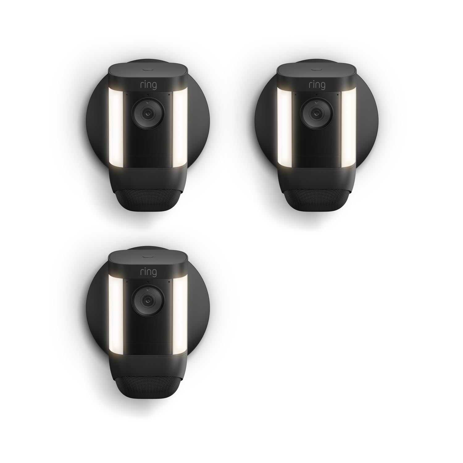 3-Pack Spotlight Cam Pro Wired - Black