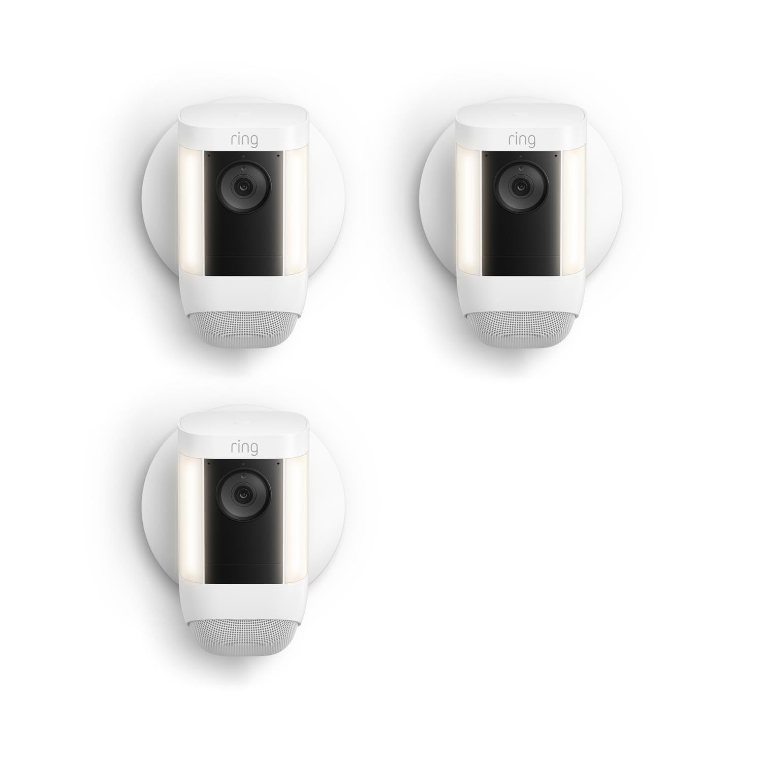 3-Pack Spotlight Cam Pro Wired - White