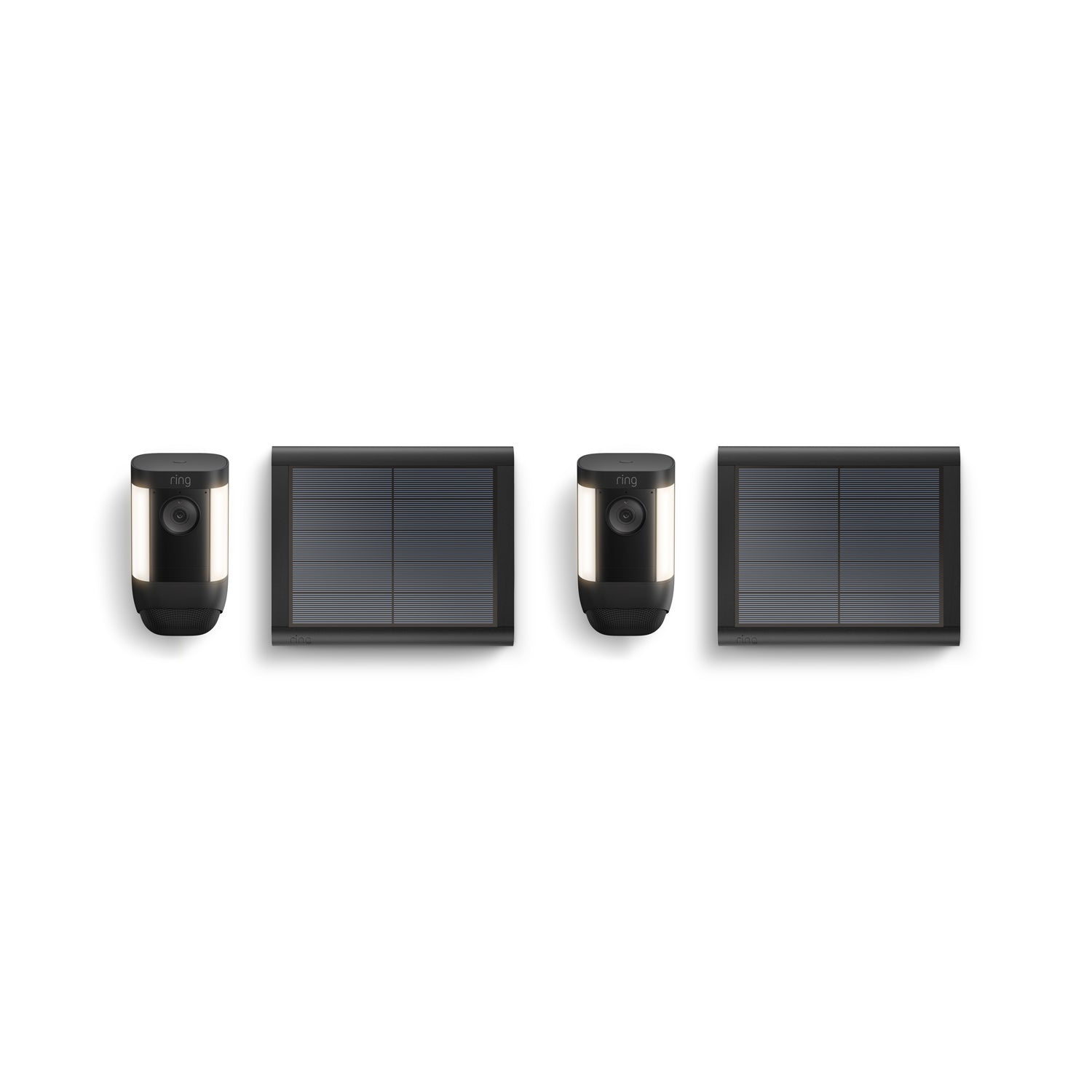 2-Pack Spotlight Cam Pro Solar - Black