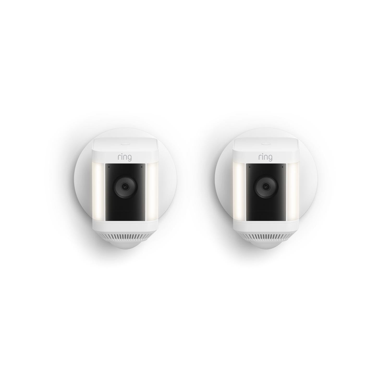 2-Pack Spotlight Cam Plus Wired - White