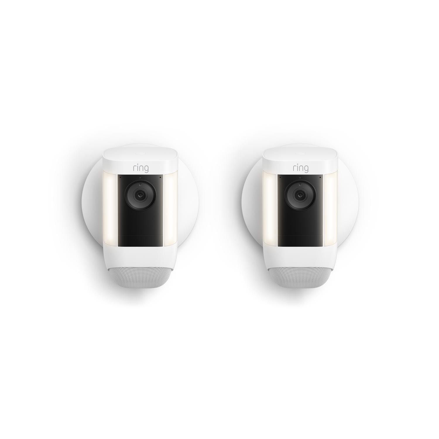 2-Pack Spotlight Cam Pro Wired - White