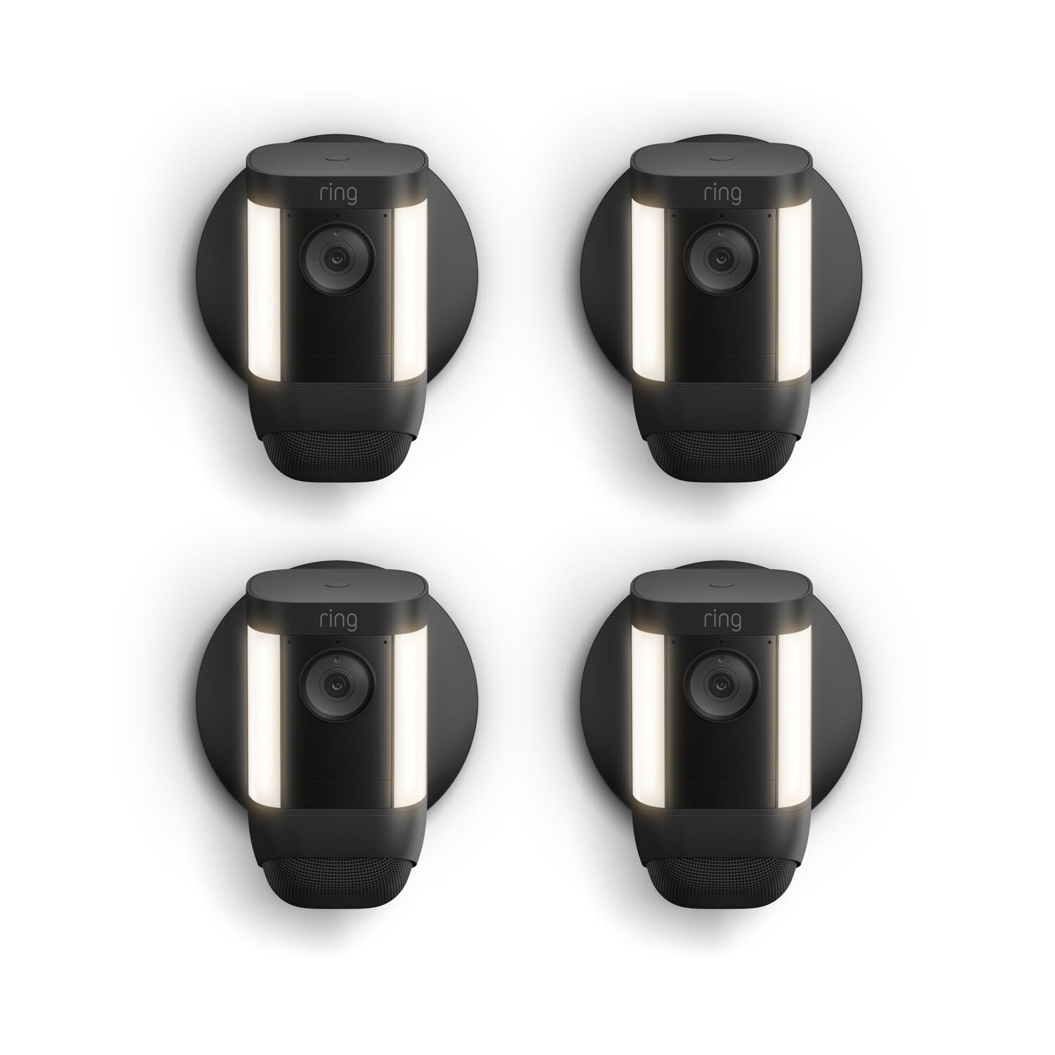 4-Pack Spotlight Cam Pro Wired - Black