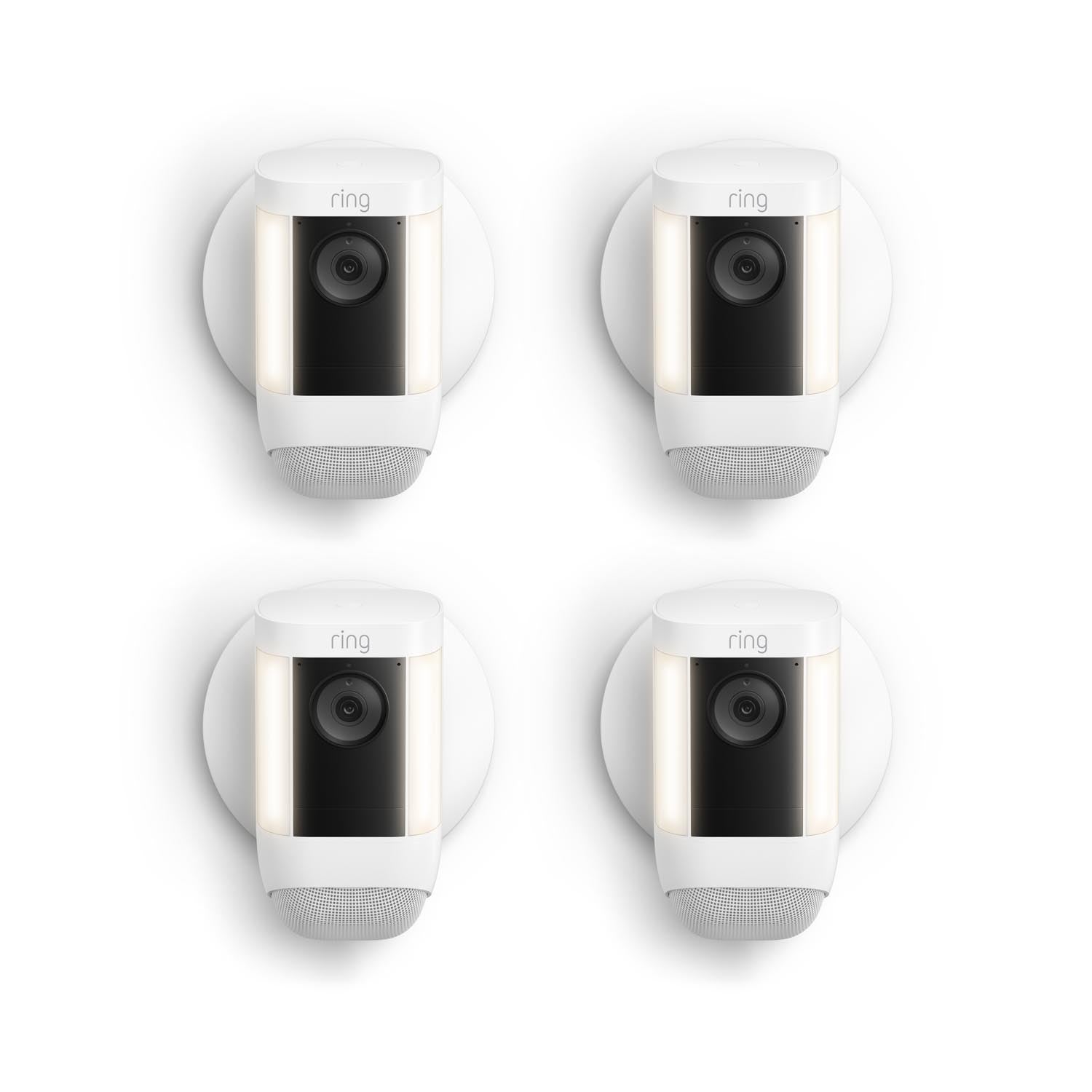 4-Pack Spotlight Cam Pro Wired - White
