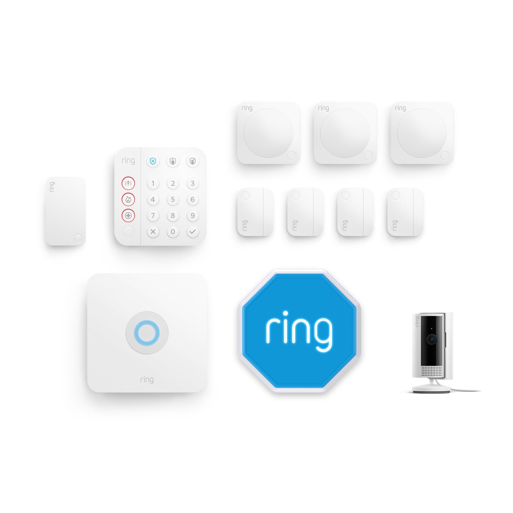 Alarm + Indoor Camera 2nd Gen Pack - L (with siren) - White